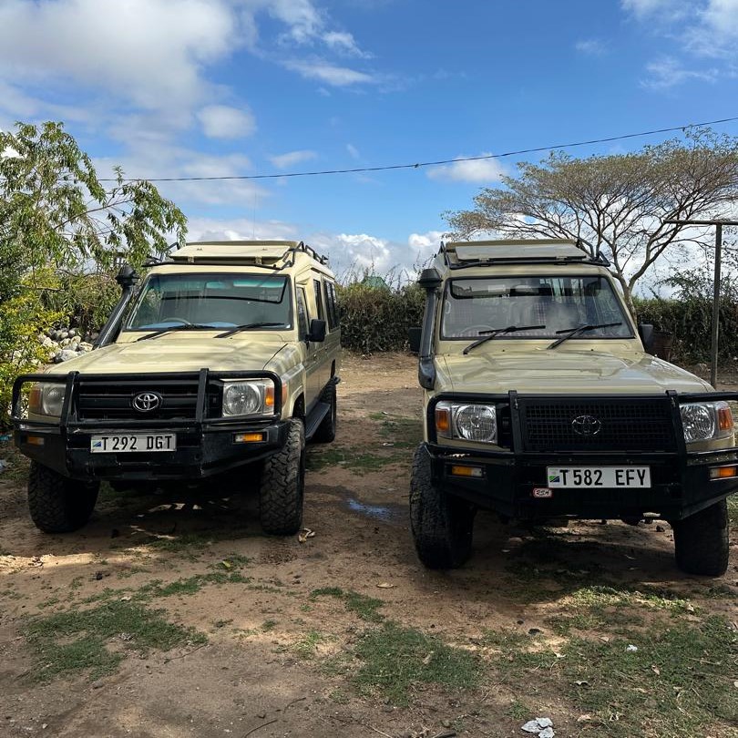 Magic of Wild Adventure Safaris Landcruizer Front View
