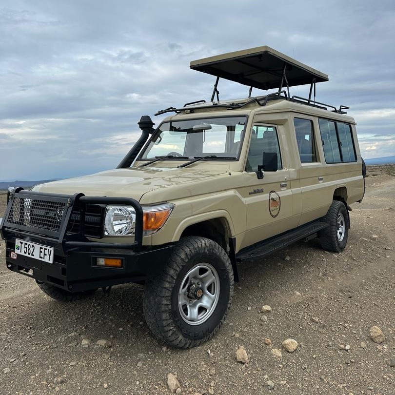 Magic of Wild Adventure Safaris Landcruizer Side and Front View